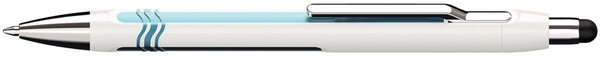 Image Kugelschreiber Epsilon Touch mit Viscoglide-Technologie, weiß/blau