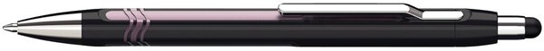 Image Kugelschreiber Epsilon Touch mit Viscoglide-Technologie, schwarz/pink