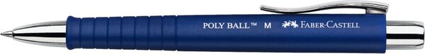 Image Kugelschreiber POLY BALL M, blau, mit Großraummine M,