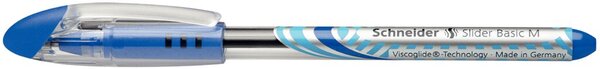 Image Kugelschreiber SLIDER Basic 1,0 mm Strichstärke M, Visco Glide, blau
