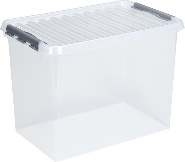 Image Kunststoff-Box 62 Liter, transparent, 400 x 600 x 340 mm,