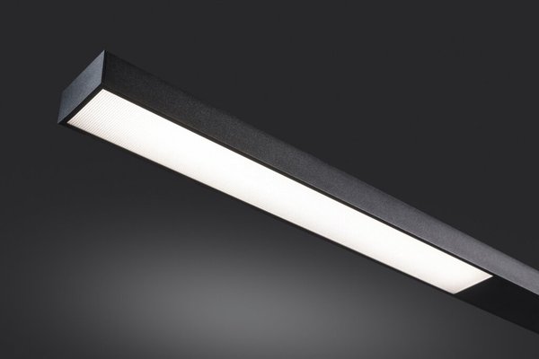 Image LED-Stehleuchte Beryll schwarz modernes, filigranes Design, direkte