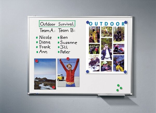 Image Whiteboard PREMIUM PLUS 120x150cm weiß magnethaftend Emailleoberfläche