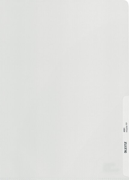 Image Sichthülle re:cycle, DIN A4, genarbt, 0,13mm, PP, transparent,