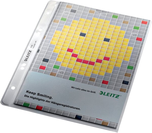 Image Prospekthülle A5 0,13 mm PP genarbt Papiereinlage