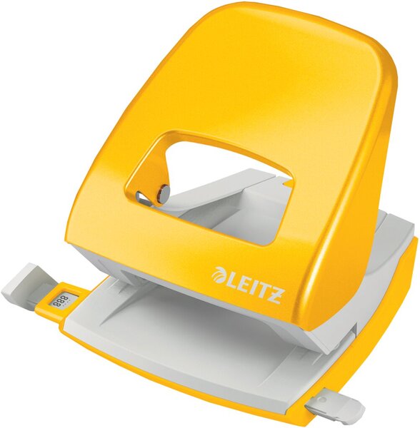 Image Locher WOW gelb, Stanzleistung 30 Blatt 2,5 mm, Anschlagschiene A4