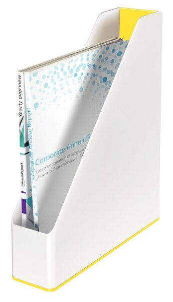 Image Stehsammler WOW Duo Colour, gelb Rückenbreite 73 mm