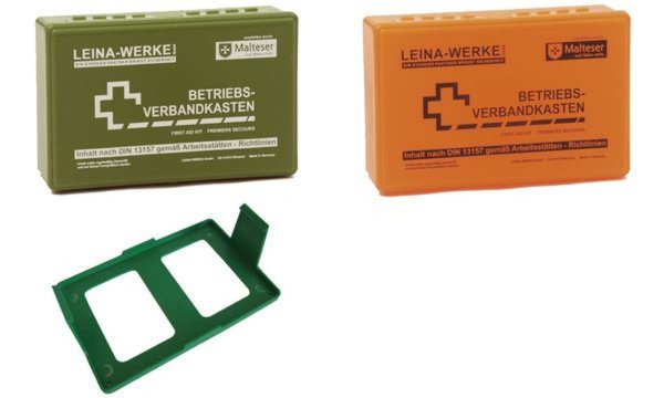Image LEINA Betriebsverbandkasten, Inhalt DIN 13157, orange (8920003)