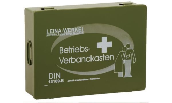 Image LEINA Betriebsverbandkasten, Inhalt DIN 13169, grün (8920020)