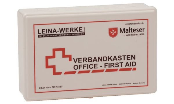 Image LEINA Betriebsverbandkasten Office, Inhalt DIN 13157, weiß (8920006)