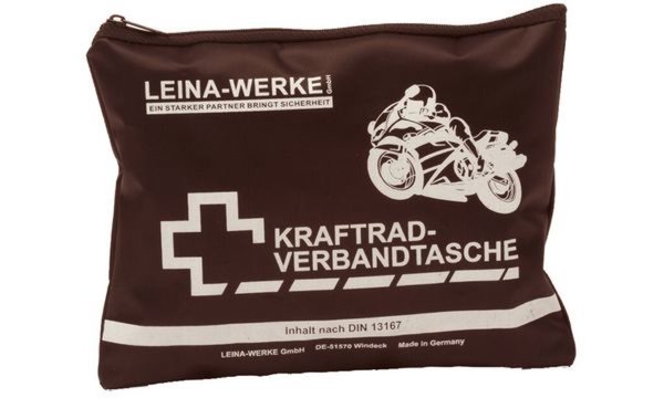Image LEINA Kraftrad-Verbandtasche, Inhal t DIN 13167, schwarz (89170101)