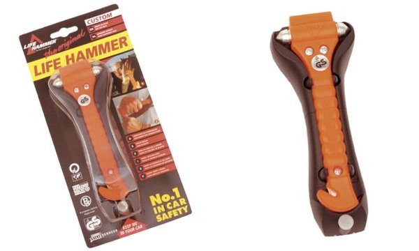 Image LEINA Notfallhammer, mit Gurtschnei der, orange (8942020)