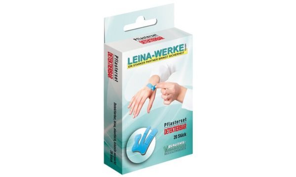 Image LEINA Pflaster-Set Detektierbar, 20-teilig, blau (8975404)
