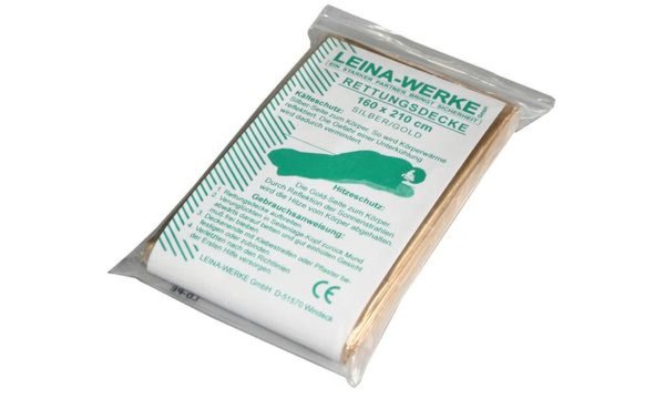 Image LEINA Rettungsdecke, 1.600 x 2.100 mm, silber/gold (8943000)