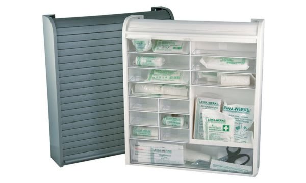 Image LEINA Verbandschrank Sani Roll, ohn e Inhalt, weiß (8922080)