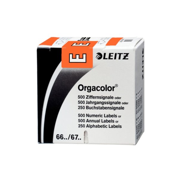 Image LEITZ 66141000 - Orange - Abgerundetes Rechteck - 30 x 23 mm - 73 x 73 x 30 mm 