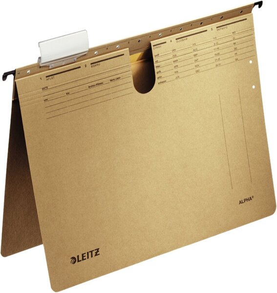 Image LEITZ ALPHA Hängehefter, A4, kaufmännische Heftung, natron - für den Markt: D /