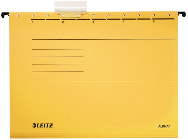 Image LEITZ ALPHA Hängemappe, A4, seitlich offen, gelb - für den Markt: D / L / A / C