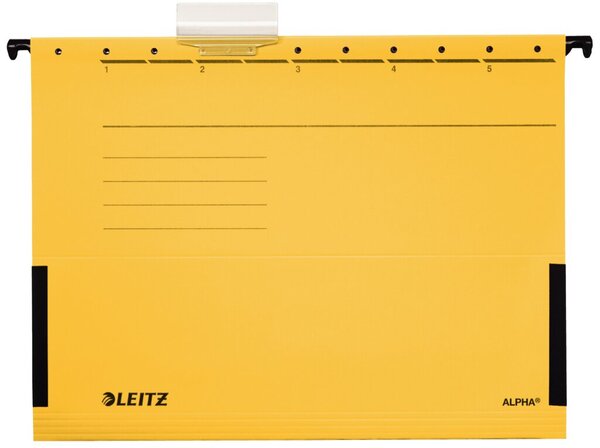 Image LEITZ ALPHA Hängetasche, A4, mit Fröschen, gelb - für den Markt: D / L / A / CH