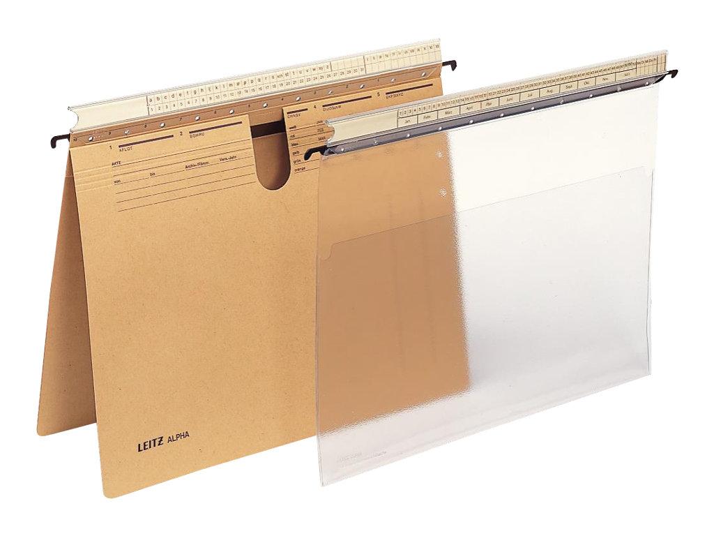 Image LEITZ ALPHA Termin-Klarsichttasche, A4, Organisationsleiste - für den Markt: D 