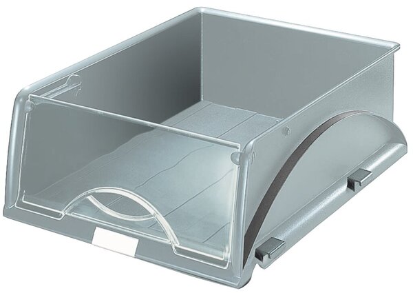 Image LEITZ Ablagekorb Sorty, DIN A4/C4, grau aus Kunststoff, für Überbreiten bis 253