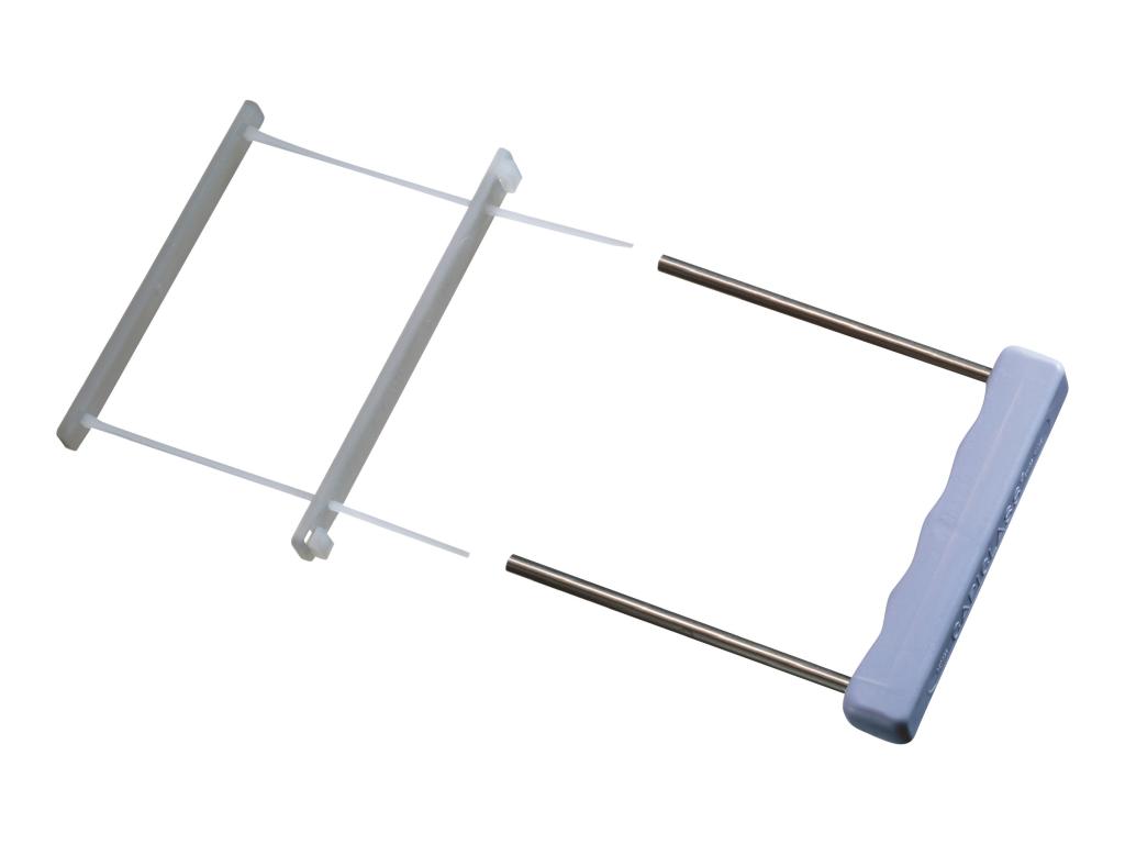 Image LEITZ Archiv-Abheftbügel, farblos, zweiteilig aus Kunststoff, Füllhöhe: 60 mm, 