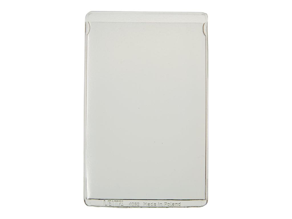 Image LEITZ Ausweishülle, 54 x 86 mm, PVC, genarbt, 0,20 mm oben offen, Weichfolie, f