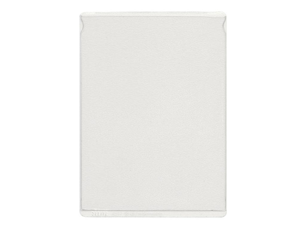 Image LEITZ Ausweishülle, A7, 79 x 110 mm, PVC, genarbt, 0,20 mm oben offen, Weichfol