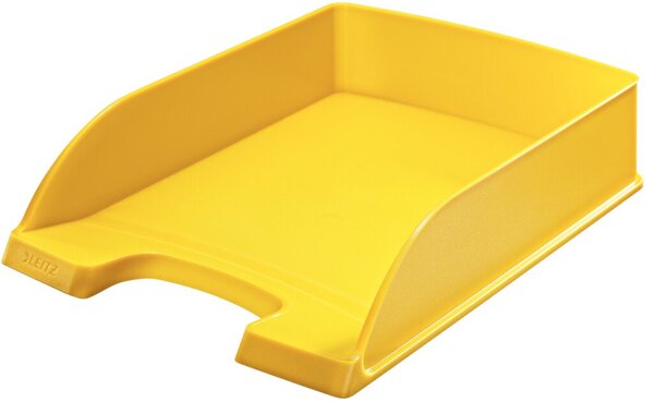 Image LEITZ Briefablage Plus Standard, DIN A4, Polystyrol, gelb senkrecht oder verset