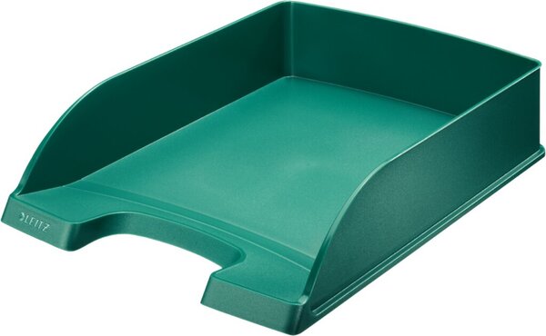 Image LEITZ Briefablage Plus Standard, DIN A4, Polystyrol, grün senkrecht oder verset