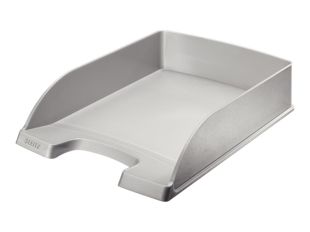 Image LEITZ Briefablage Plus Standard, DIN A4, Polystyrol, silber senkrecht oder vers