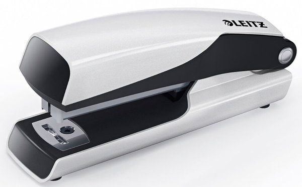 Image LEITZ Heftgerät Mini Nexxt 5528, perlweiß Heftleistung: 10 Blatt, Einlegetiefe:
