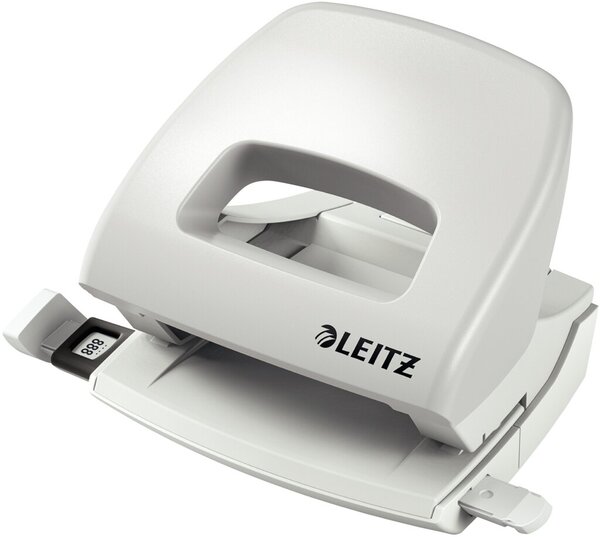 Image LEITZ Locher Nexxt 5038, Stanzleistung: 16 Blatt, grau Unterteil aus Metall, Ku