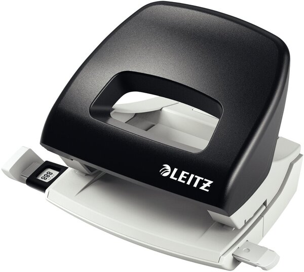 Image LEITZ Locher Nexxt 5038, Stanzleistung: 16 Blatt, schwarz Unterteil aus Metall,