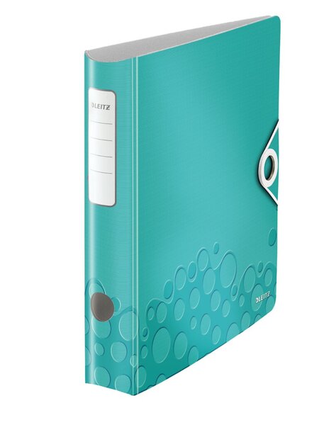 Image LEITZ Ordner Active WOW, 180 Grad, 60 mm, eisblau DIN A4, runder Rücken, aus Po