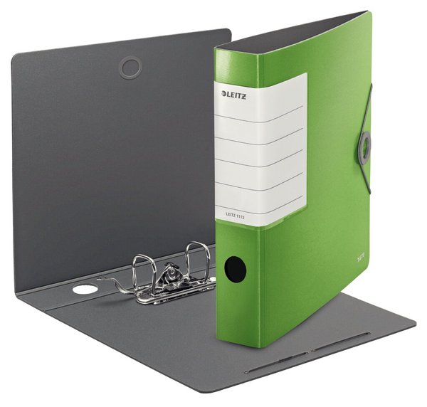 Image LEITZ Ordner Solid, 180 Grad, 62 mm, hellgrün DIN A4, gerader Rücken, aus Polyf