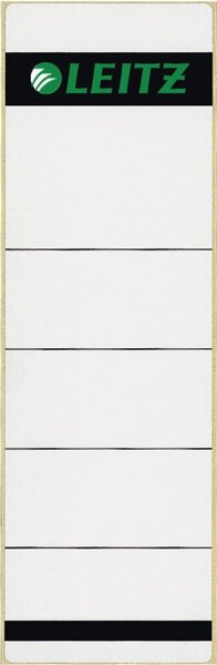 Image LEITZ Ordnerrücken-Etikett, 61 x 192 mm, kurz, breit, grau passend für LEITZ St