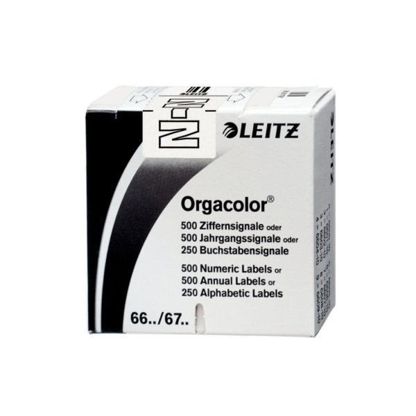Image LEITZ Orgacolor - Weiß - Abgerundetes Rechteck - 30 x 23 mm - 73 x 73 x 30 mm (