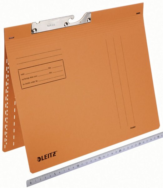 Image LEITZ Pendelhefter, A4, kaufmännische Heftung, orange - für den Markt: D - L - 