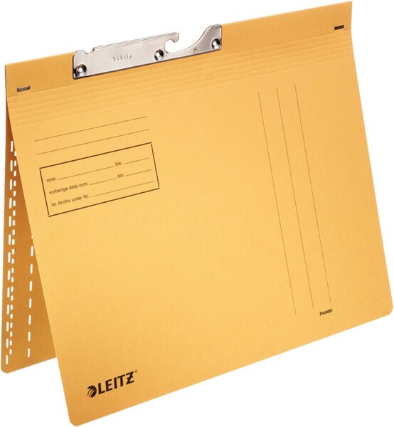 Image LEITZ Pendelhefter, A4, kaufmännische Heftung, gelb - für den Markt: D - L - A 
