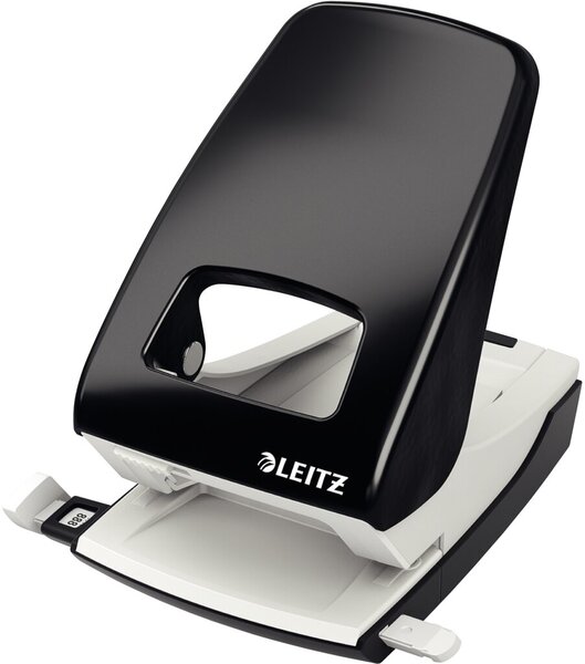 Image LEITZ Registraturlocher Nexxt 5138, schwarz Stanzleistung: 40 Blatt, Unterteil 
