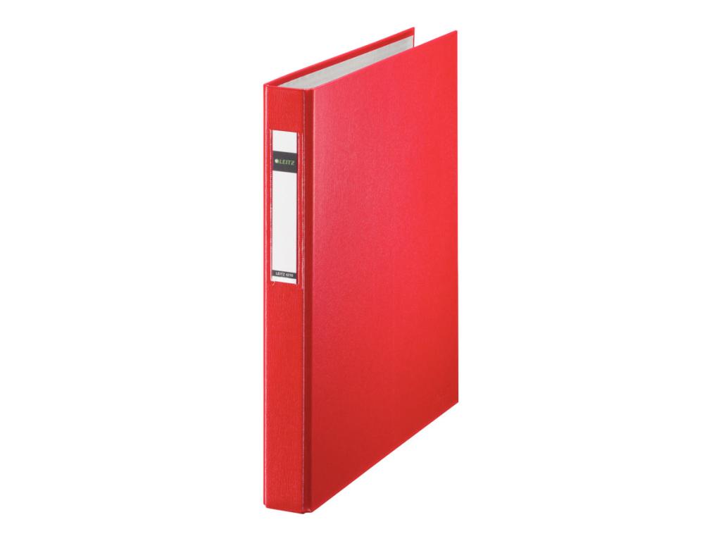 Image LEITZ Ringbuch Standard, DIN A4 Überbreite, rot, 2 D-Ring- Mechanik, Rückenbrei