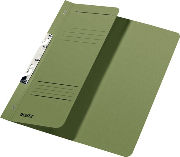 Image LEITZ Schlitzhefter, DIN A4, Manilakarton, grün 250 g/qm, Fassungsvermögen: 170