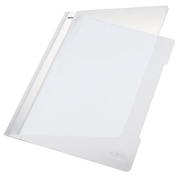 Image LEITZ Schnellhefter Standard, DIN A4, PVC, weiß aus PVC-Hartfolie, Vorderdeckel