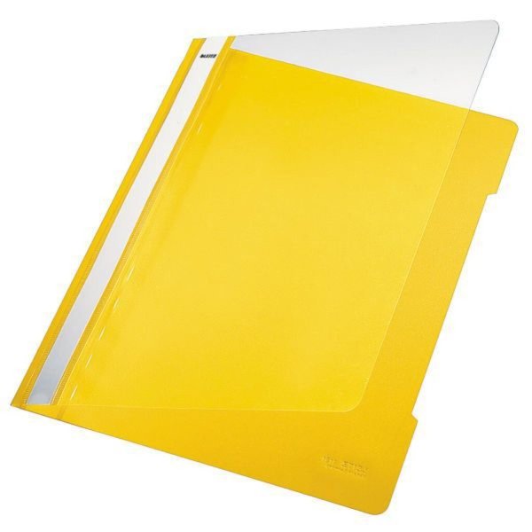 Image LEITZ Schnellhefter Standard, DIN A4, PVC, gelb aus PVC-Hartfolie, Vorderdeckel