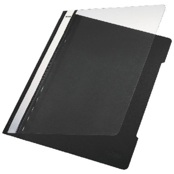 Image LEITZ Schnellhefter Standard, DIN A4, PVC, schwarz aus PVC-Hartfolie, Vorderdec