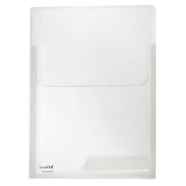 Image LEITZ Sicht--Prospekthülle CombiFile Maxi, A4, PP, glasklar 0,18 mm, Kombinatio