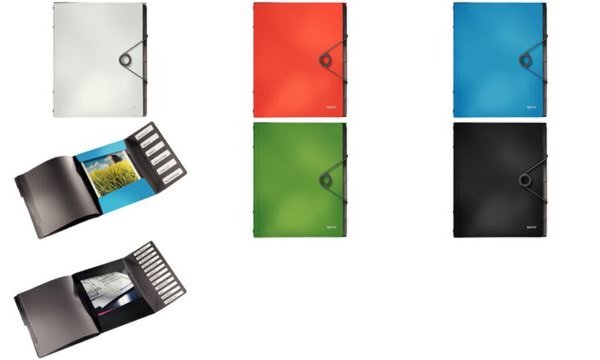 Image LEITZ Solid Ordnungsmappe, 6 Fächer, Weiß (4569-10-01)