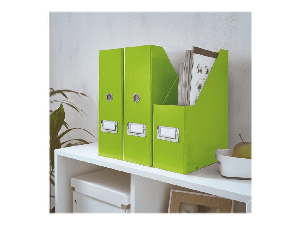 Image LEITZ Stehsammler Click und Store WOW, A4, Hartpappe, grün Hartpappe mit PP-Fol