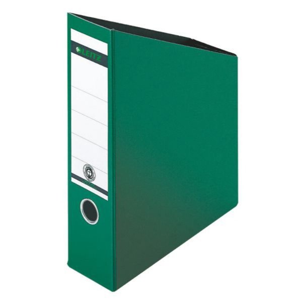 Image LEITZ Stehsammler, DIN A4, Hartpappe, grün Fassungsvermögen: 76 mm, mit großem 